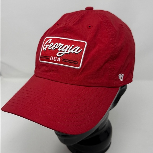 ‘47 Brand Accessories - UGA 47 Brand Red Georgia Bulldog Cap OSFA Adjustable Women’s Hat